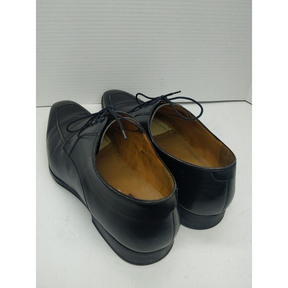 Magnanni for Neiman Marcus 9971 Black Leather Derby Lace Up Shoes Men Size 12 - Picture 3 of 16